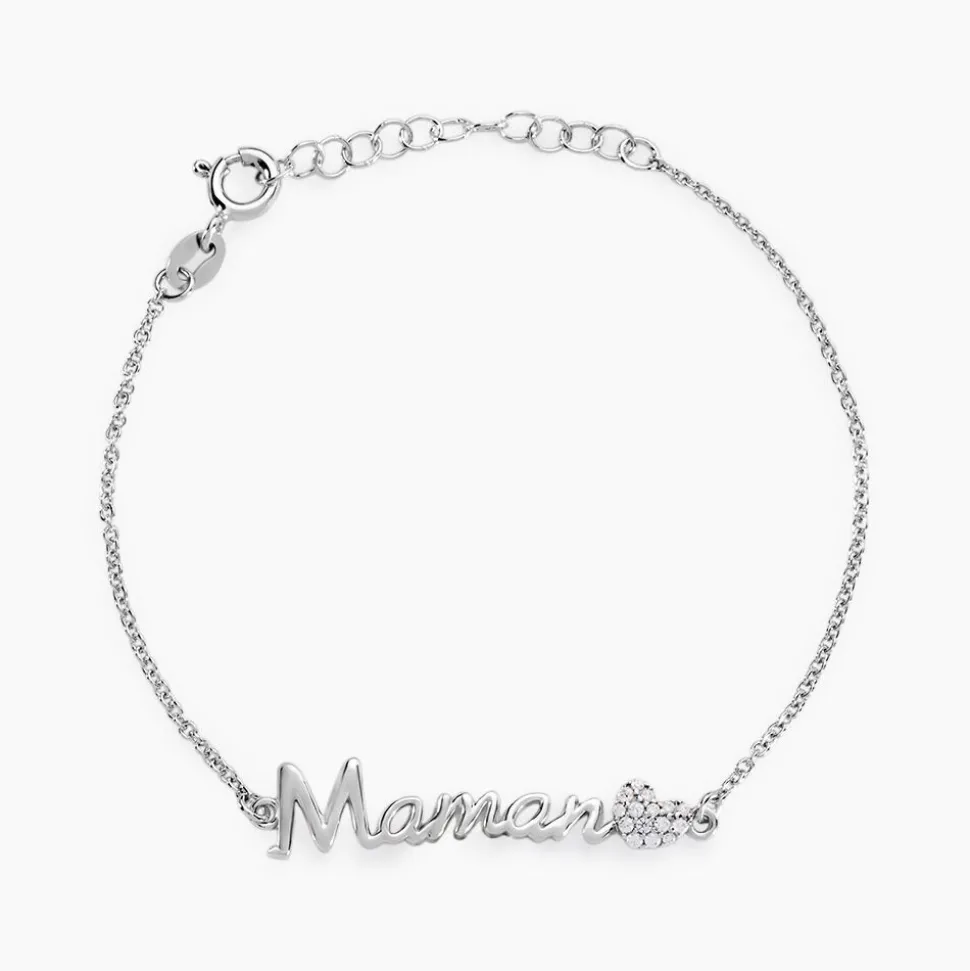 Bracelet Rera Argent Blanc Oxyde De Zirconium