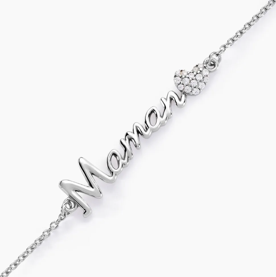Bracelet Rera Argent Blanc Oxyde De Zirconium