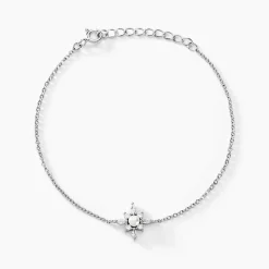 Bracelet Rhoda Argent Blanc Perle De Culture Oxyde De Zirconium|Marc Orian Outlet