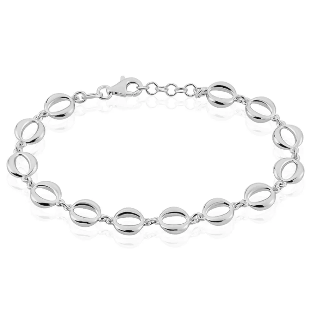 Bracelet Rinae Argent Blanc|Marc Orian Hot