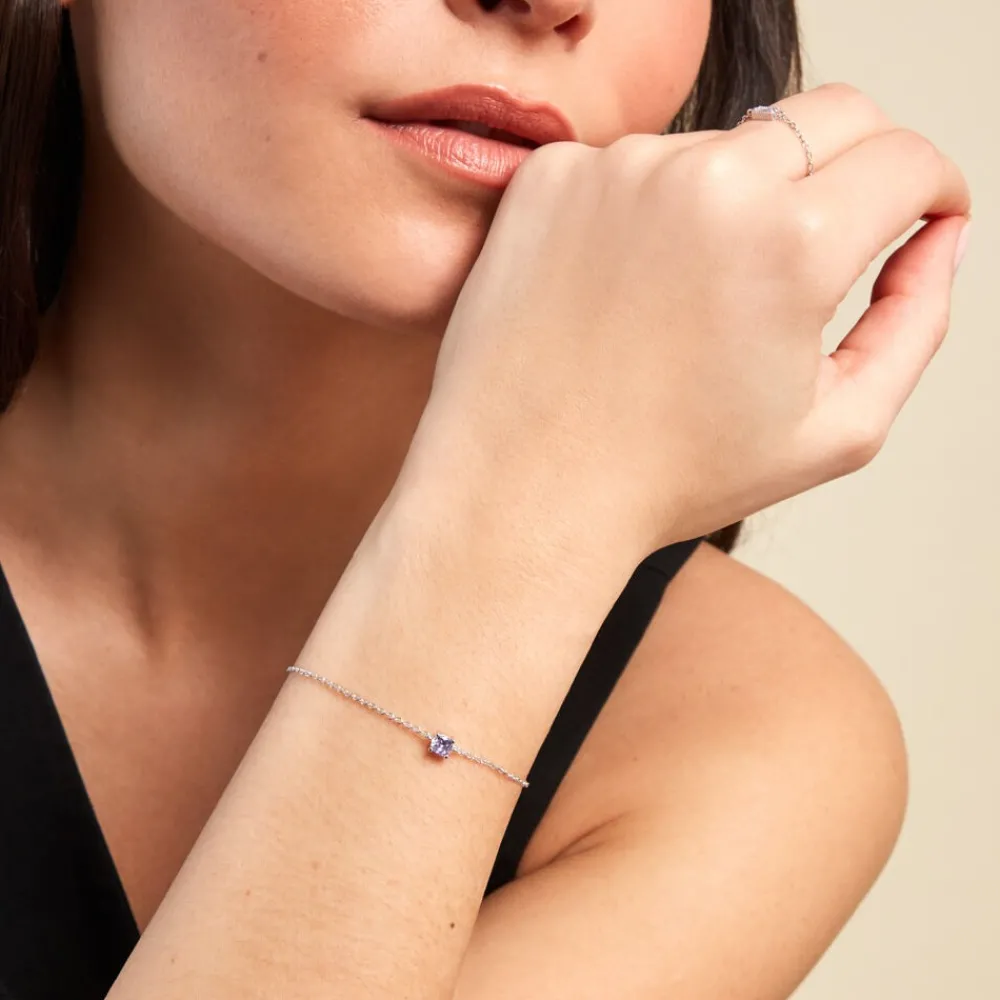 Bracelet Rio Argent Blanc Oxyde De Zirconium|Marc Orian New
