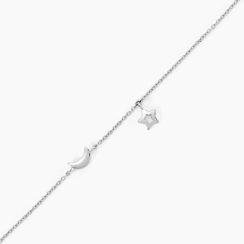 Bracelet Rohanne Argent Blanc