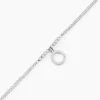 Bracelet Satheen Argent Blanc Oxyde De Zirconium