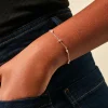 Bracelet Scintillante Plaque Or Jaune Oxyde De Zirconium|Marc Orian New
