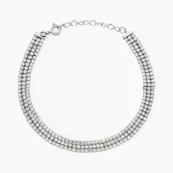 Bracelet Serenna Argent Blanc Oxyde De Zirconium