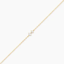 Bracelet Serenya Or Jaune Diamant Synthétique