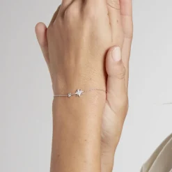 Bracelet Shanis Argent Blanc Oxyde De Zirconium