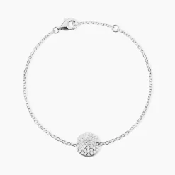 Bracelet Sharma Argent Blanc Oxyde De Zirconium|Marc Orian Hot