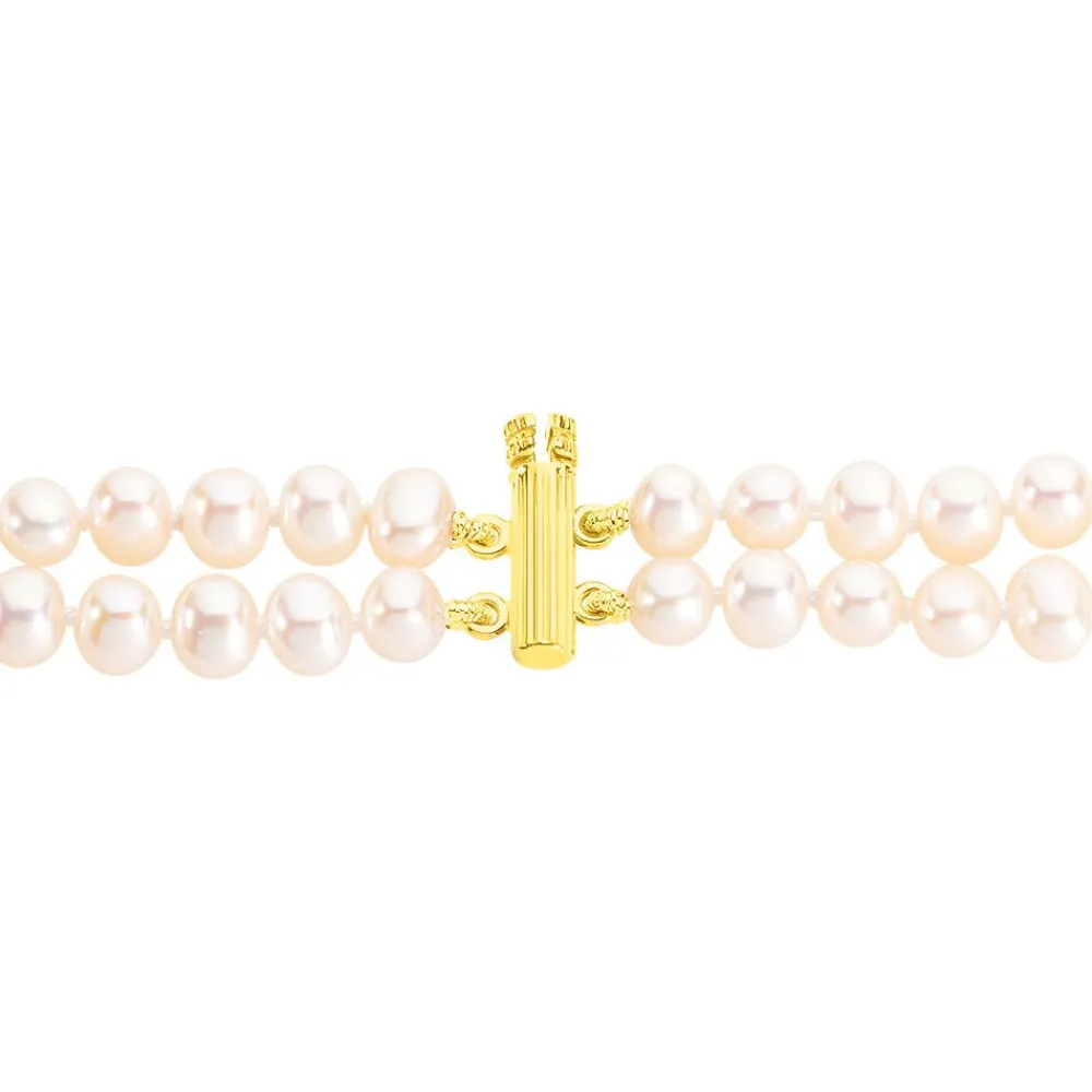 Bracelet Silene 2 Rangs Or Jaune Perle De Culture|Marc Orian Sale