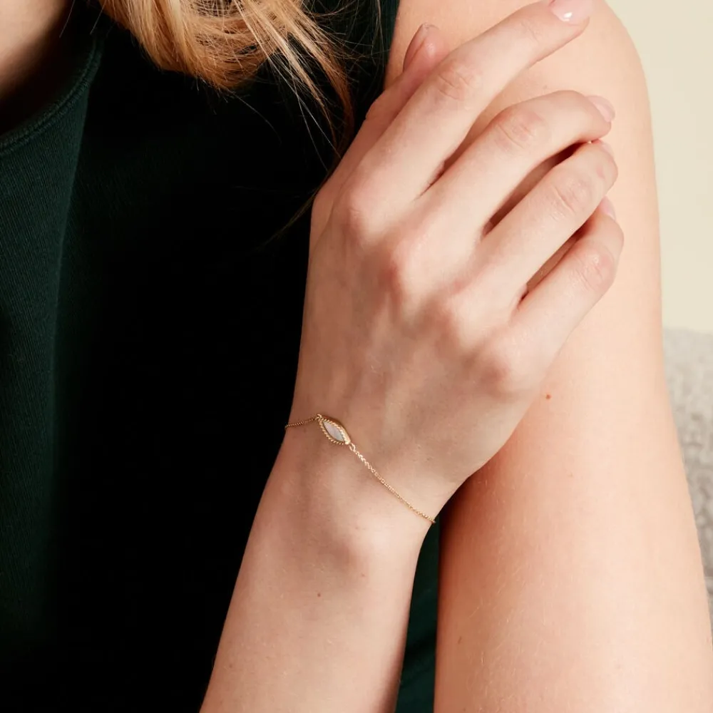 Bracelet Silma Or Jaune Nacre|Marc Orian Discount