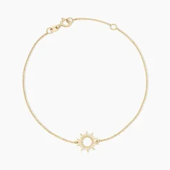 Bracelet Soleil Eternel Or Jaune