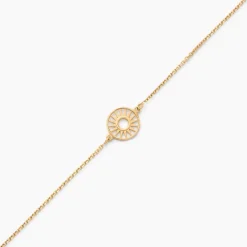 Bracelet Soleil Eternel Or Jaune