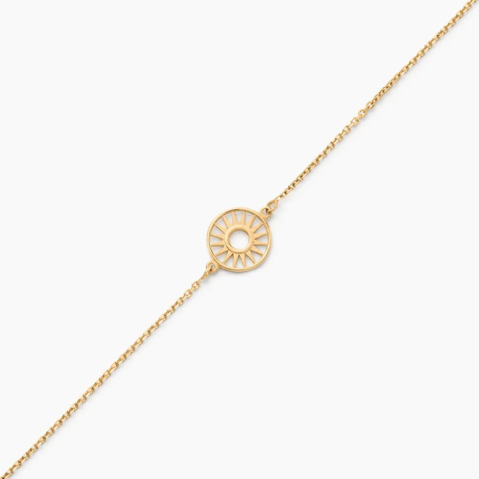 Bracelet Soleil Eternel Or Jaune
