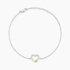 Bracelet Sorya Or Jaune Argent Blanc Oxyde De Zirconium|Marc Orian