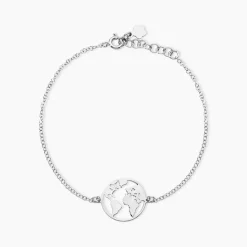 Bracelet Soukaina Argent Blanc