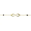 Bracelet Spya Infini Or Jaune Spinelle