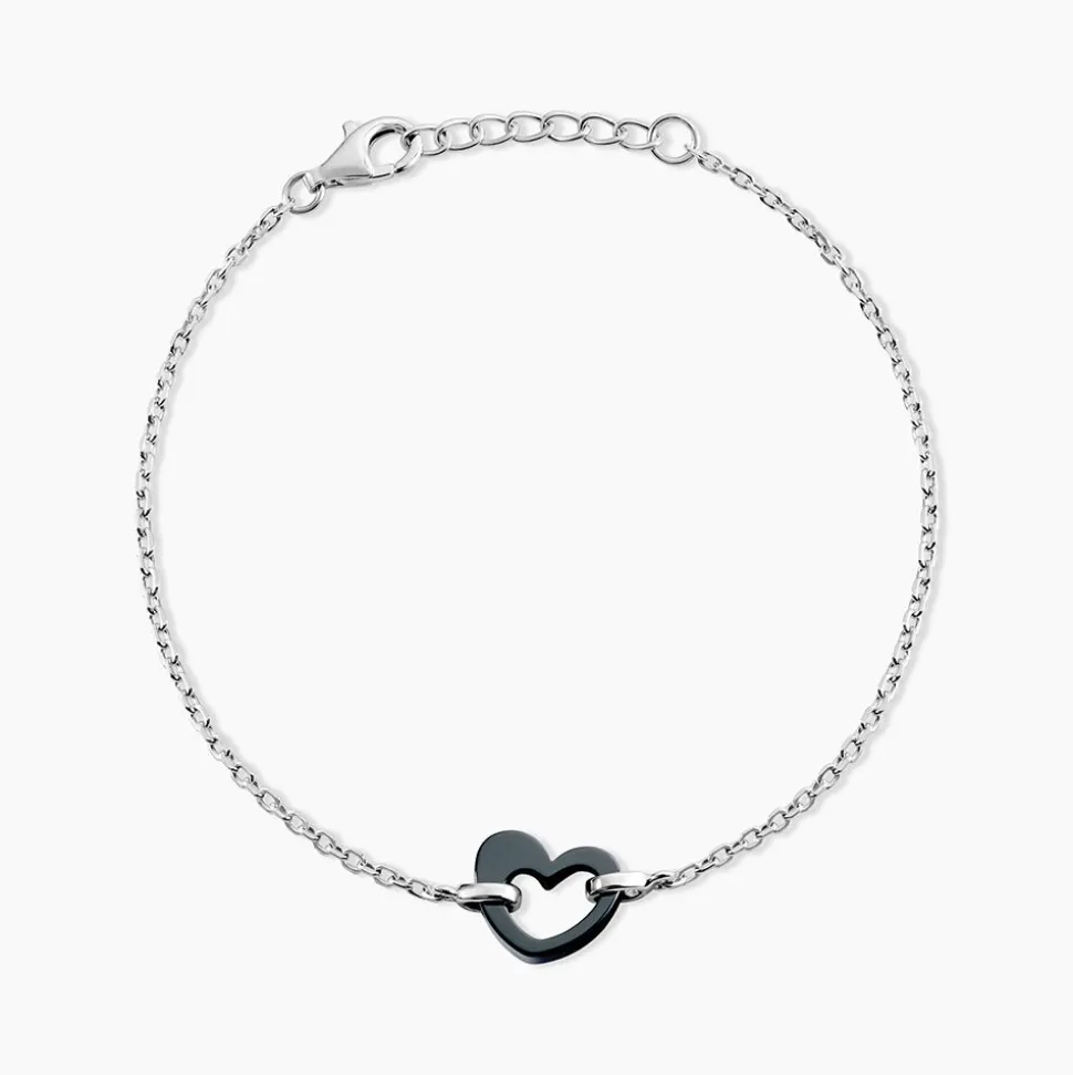 Bracelet Sumeyra Argent Blanc Céramique