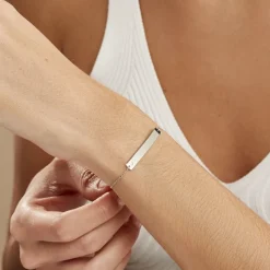 Bracelet Suzeanne Argent Blanc Oxyde De Zirconium