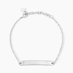 Bracelet Suzeanne Argent Blanc Oxyde De Zirconium