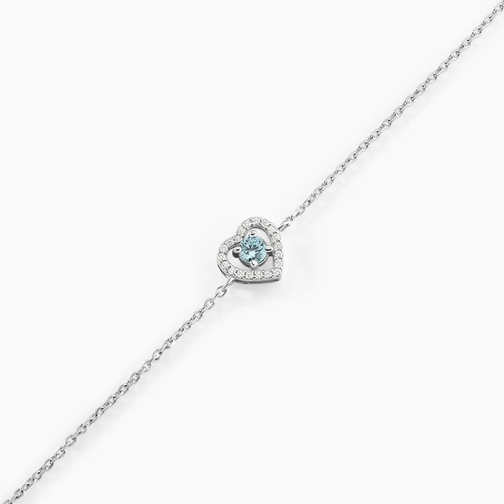 Bracelet Suzon Argent Blanc Oxyde De Zirconium|Marc Orian Sale