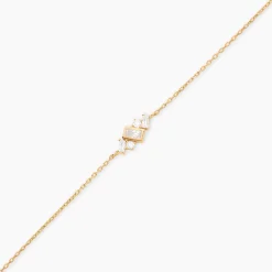 Bracelet Sya Plaqué Or Jaune Oxyde De Zirconium|Marc Orian Outlet