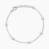 Bracelet Sylvette Argent Blanc Oxyde De Zirconium