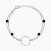 Bracelet Tamar Argent Blanc Pierre De Synthese