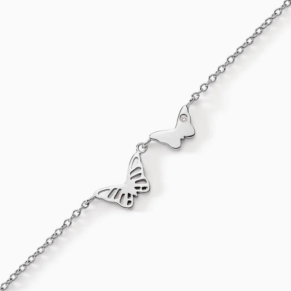 Bracelet Thecla Argent Blanc Oxyde De Zirconium