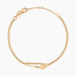 Bracelet Theodora Plaqué Or Jaune|Marc Orian Hot