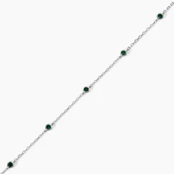Bracelet Thesee Argent Blanc Spinelle