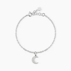 Bracelet Twiggy Argent Blanc