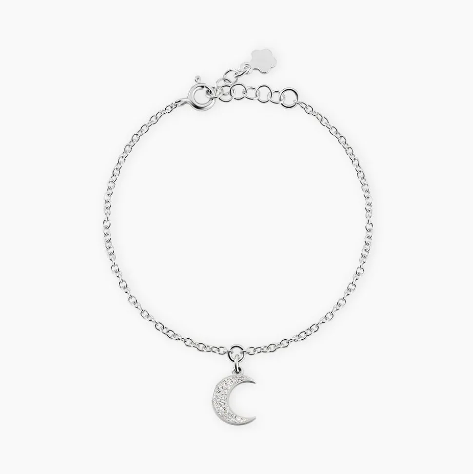 Bracelet Twiggy Argent Blanc