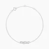 Bracelet Ursulla Or Blanc Diamant