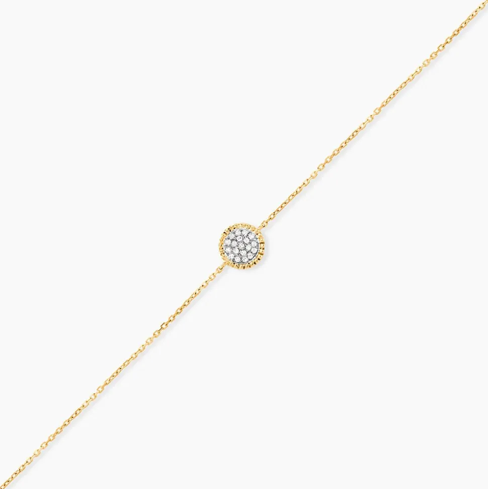 Bracelet Vaina Or Jaune Diamant