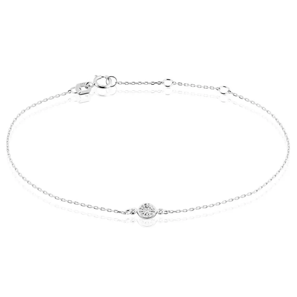 Bracelet Valeri Or Blanc Diamant|Marc Orian Outlet