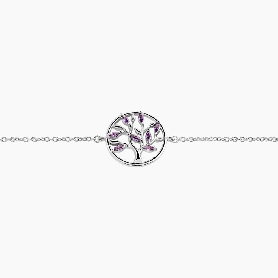 Bracelet Venka Argent Blanc Oxyde De Zirconium