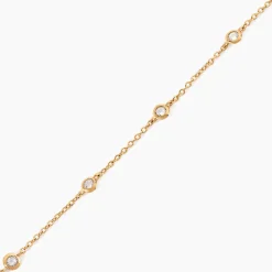Bracelet Violette Plaqué Or Jaune Oxyde De Zirconium|Marc Orian Sale
