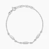 Bracelet Violka Argent Blanc