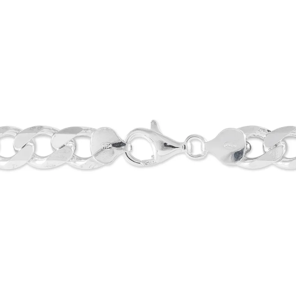 Bracelet Vivian Maille Alternee 1/3 Argent Blanc