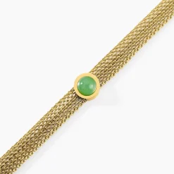 Bracelet Véria Acier Jaune Aventurine
