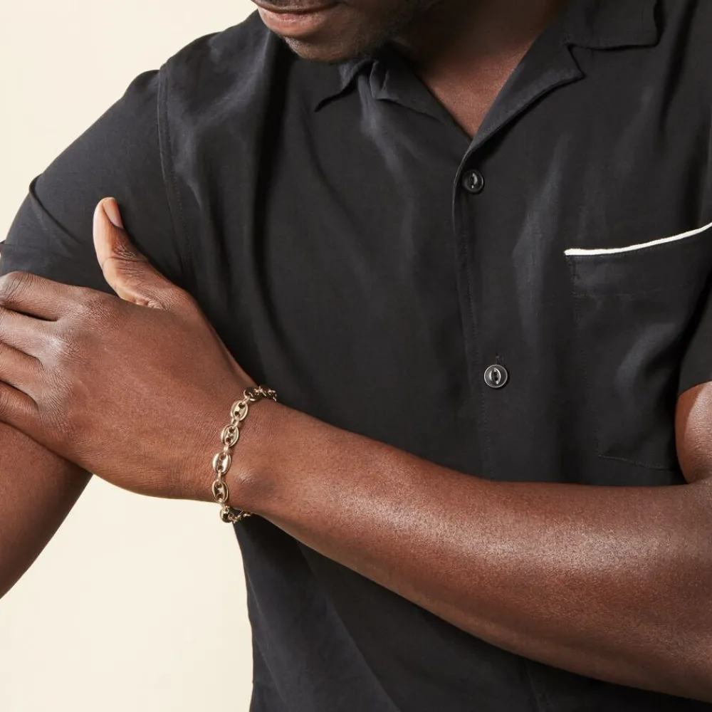 Bracelet William Plaqué Or Jaune|Marc Orian New
