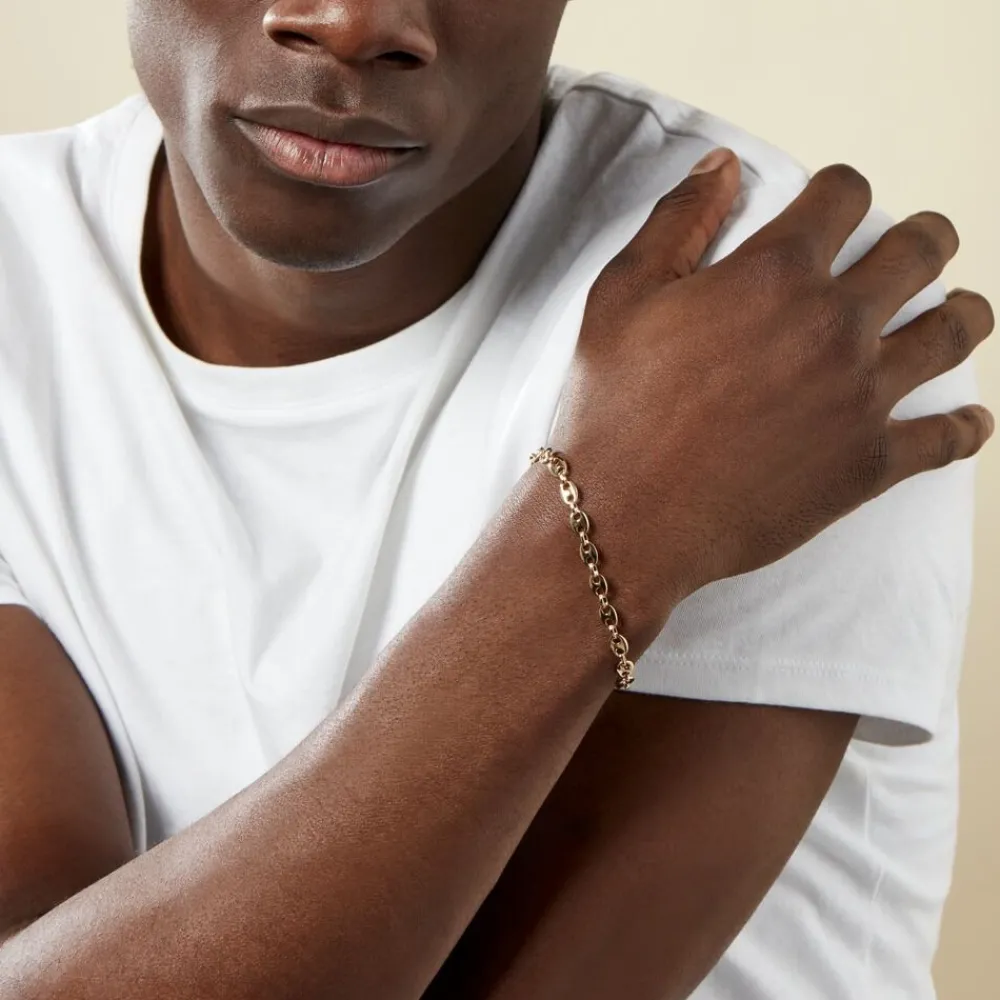 Bracelet William Plaqué Or Jaune|Marc Orian Hot