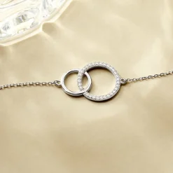 Bracelet Yalaz Argent Blanc Oxyde De Zirconium