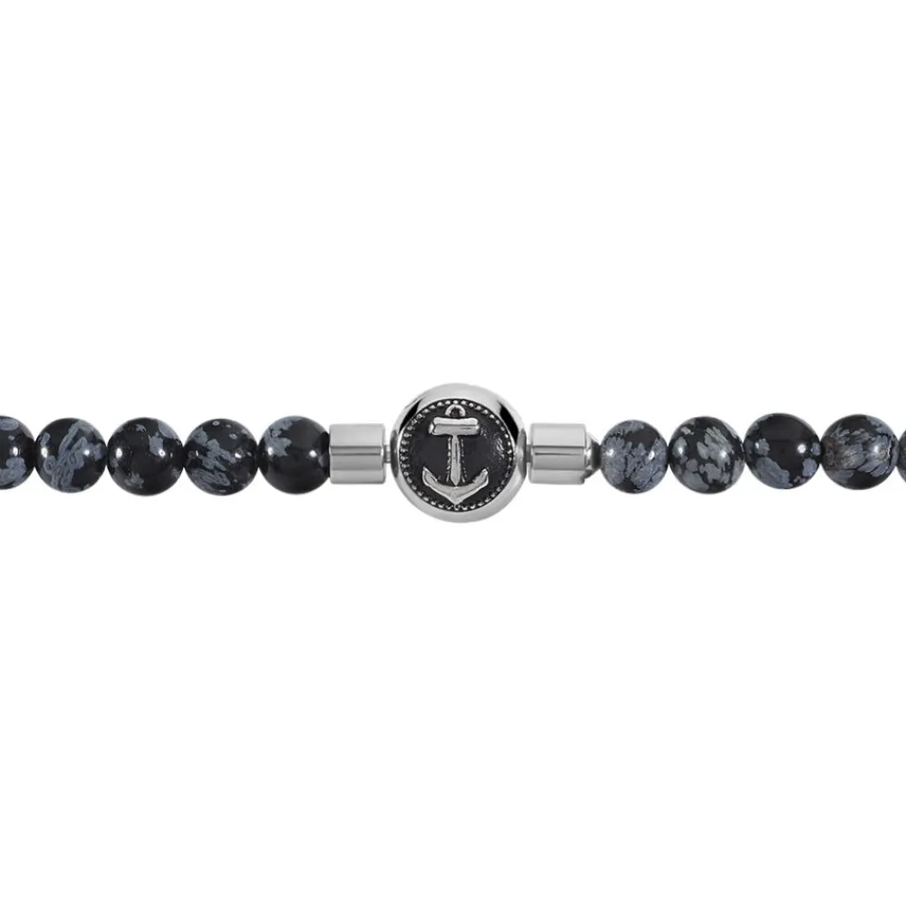 Bracelet Yannice Acier Blanc Pierre De Synthese|Marc Orian
