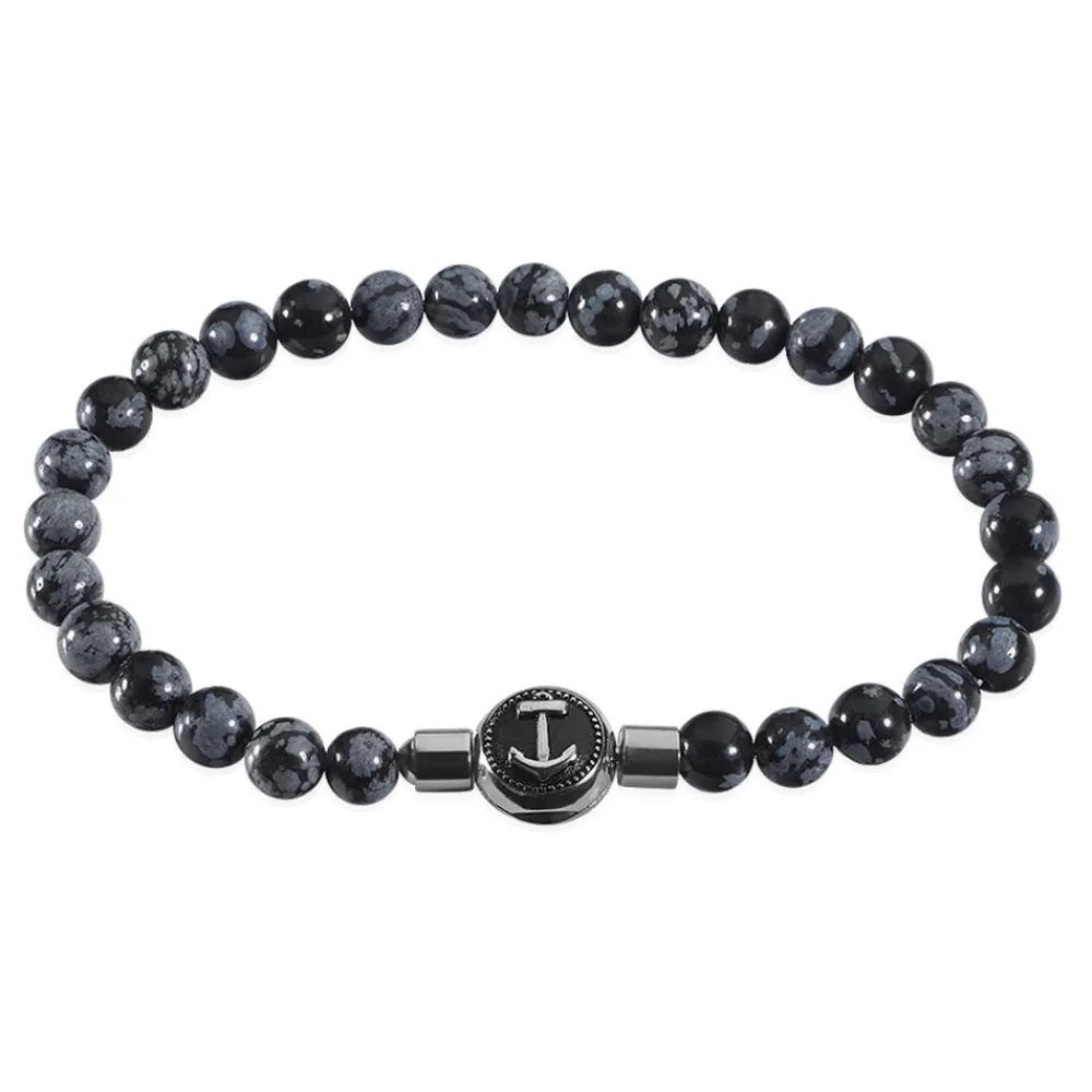 Bracelet Yannice Acier Blanc Pierre De Synthese|Marc Orian