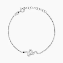 Bracelet Yoshie Argent Blanc