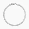 Bracelet Zoubeida Argent Blanc