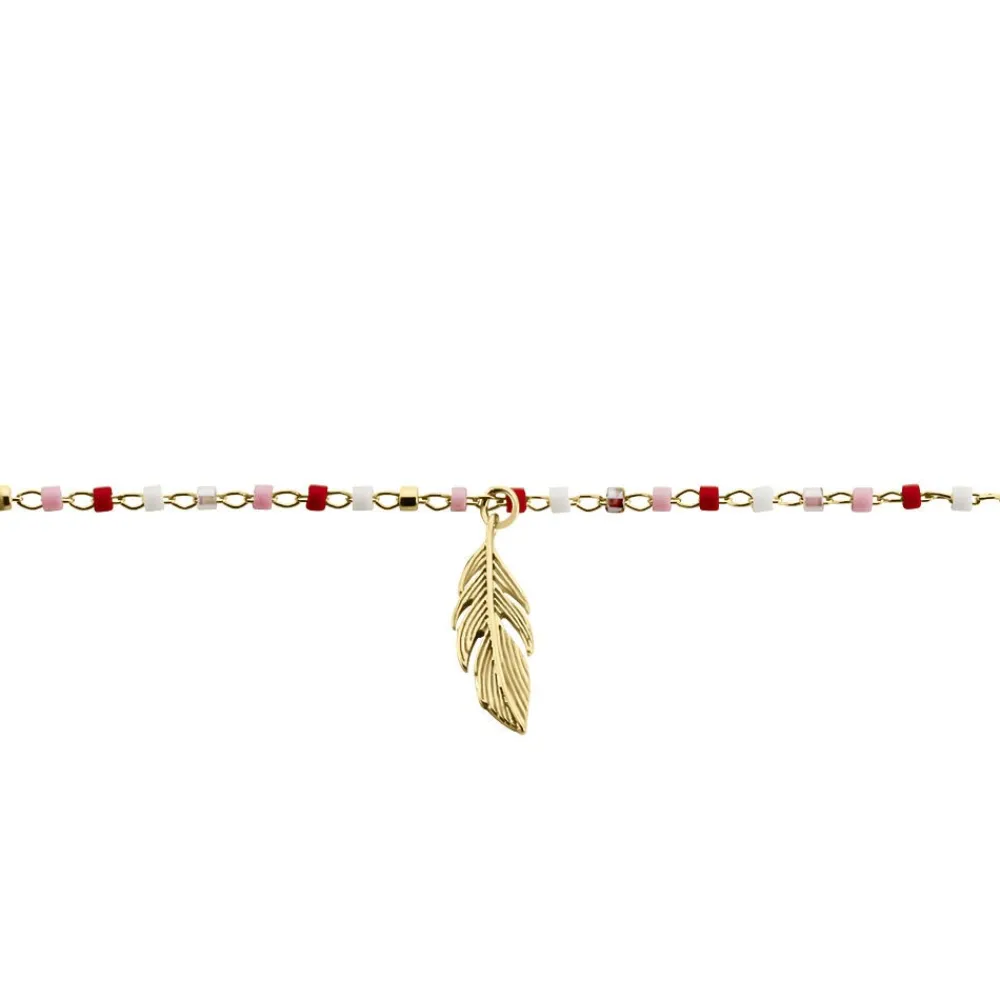 Chaine De Cheville Plaqué Or Jaune Mica Perles De Miyuki|Marc Orian