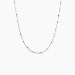 Chaine Kathi Argent Blanc