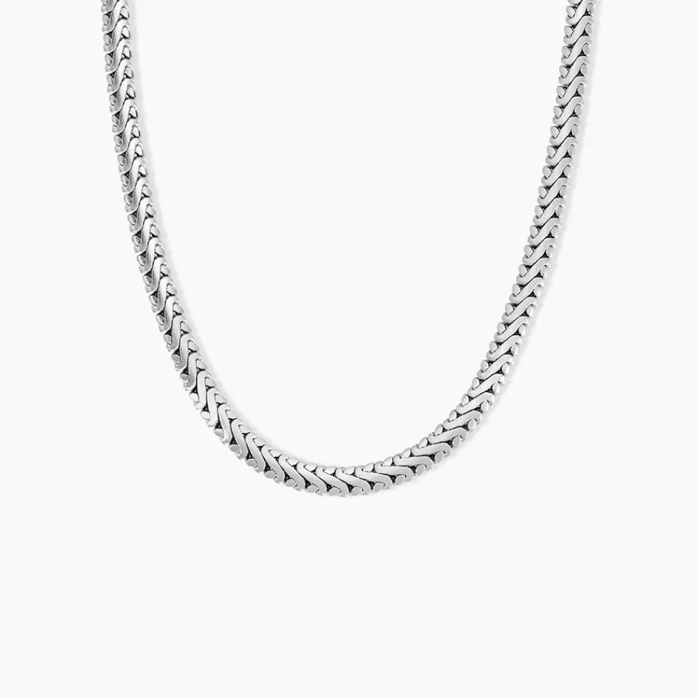Chaine Tim Acier Blanc|Marc Orian Outlet